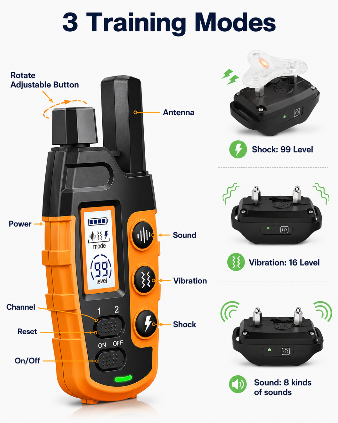 Rechargeable Dog Training Collar