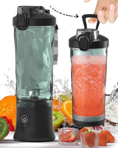 Portable Smoothie Blender Bottle