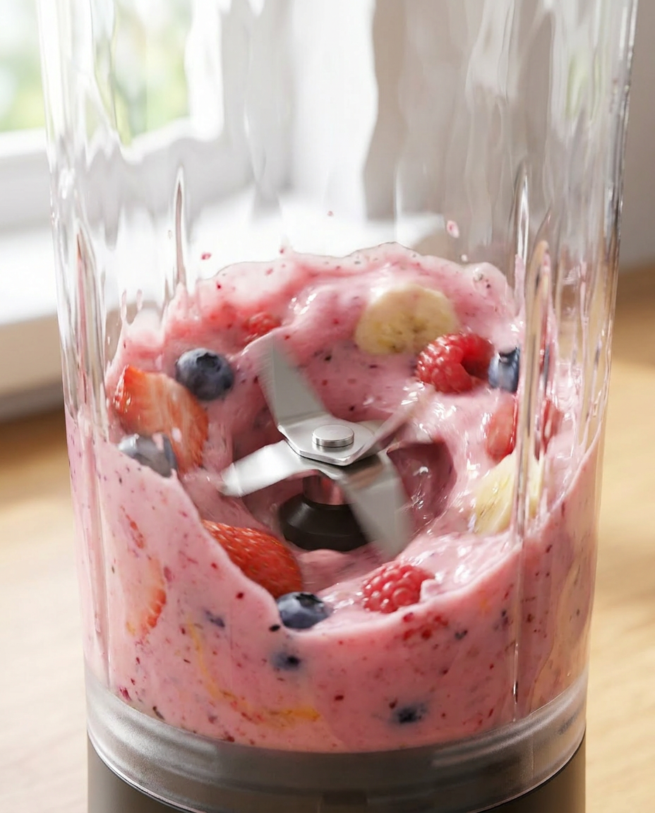 Portable Smoothie Blender Bottle