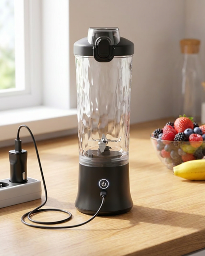 Portable Smoothie Blender Bottle