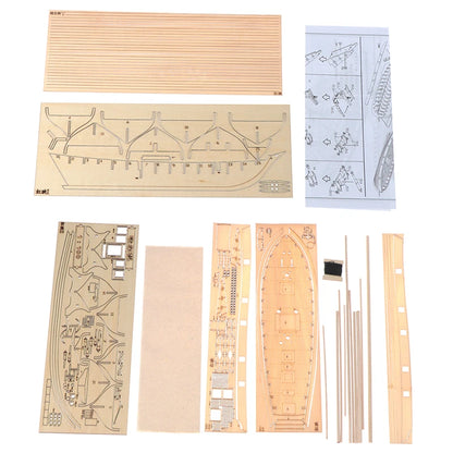 Handmade Wooden Sailboat Kit