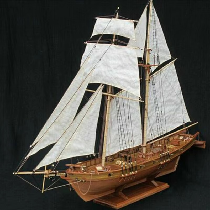 Handmade Wooden Sailboat Kit