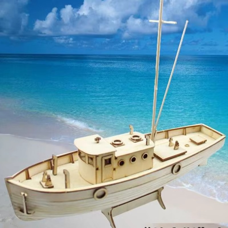 Handmade Wooden Sailboat Kit
