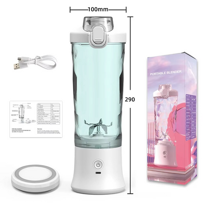 Portable Smoothie Blender Bottle